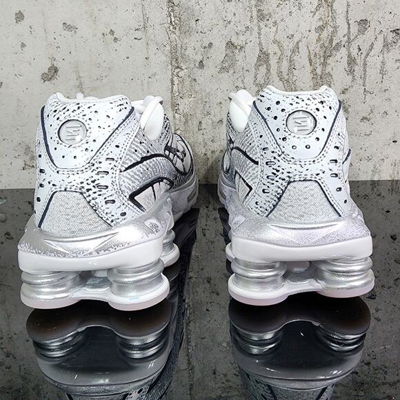 MSRP $190 Nike Shox Ride 2 Metallic Platinum Men\'s Size 13 White Black Sneakers main image 4